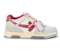OUT OF OFFICE HELLGRAUE/ROTE SNEAKER