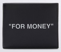 Portemonnaie mit "For Money"-Print