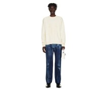 Strick-Sweatshirt mit Rundhalsausschnitt