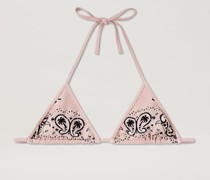 Paisley Triangle Bikini-Oberteil
