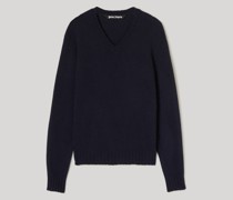 PULLOVER MIT GESCHWUNGENEM LOGO