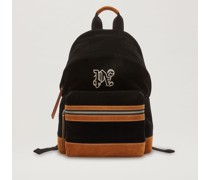 Monogramm Lederrucksack