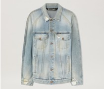 Lockere Jeanshose mit leichter Waschung