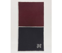 Gestreifter Schal mit Monogramm