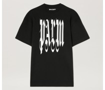 T-Shirt mit Gotik-Print