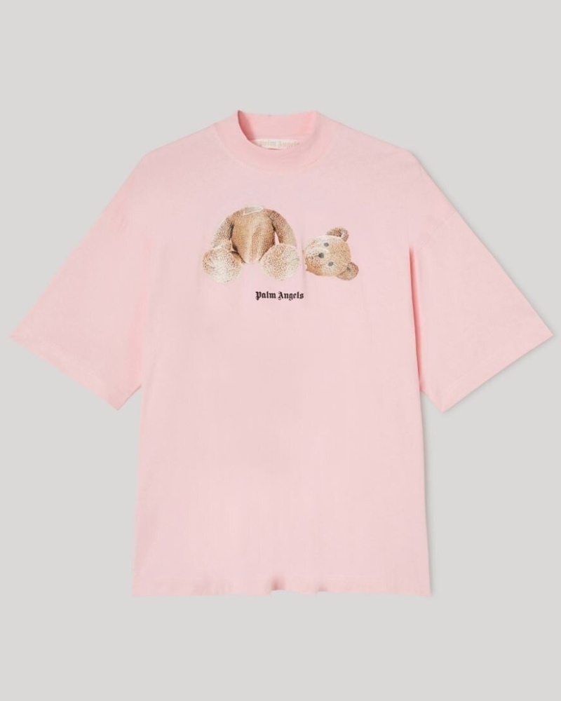Palm Angels Damen T-Shirt mit Print