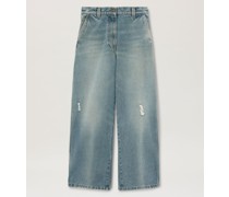 Paris Weite Jeanshose