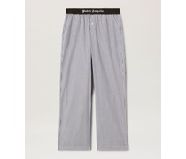 Gestreifte Pyjamahose mit klassischem Logo