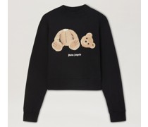 Palm Bear Enges Sweatshirt mit Rundhalsausschnitt