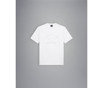 T-Shirt aus Bio-Baumwolle mit Reflex Logo-Print