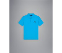 Garngefärbtes Poloshirt aus Baumwoll-Piqué