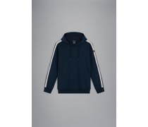 Hoodie aus Stretch-Baumwolle