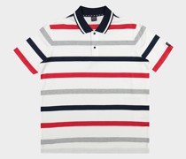 Cotton Polo Shirt with Flags ribbon