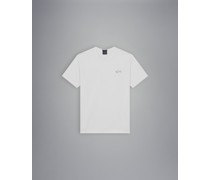 T-Shirt aus Seaqual® Yarn mit reflektierendem Shark-Print