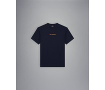 Baumwoll-T-Shirt mit Grafik-Print