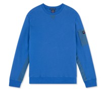 Baumwoll-Sweatshirt mit Econyl® Details