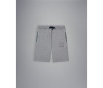 Bermuda-Shorts aus Bio-Baumwolle mit ikonischem Badge