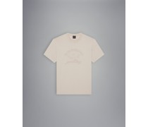 T-Shirt aus Baumwolle mit Applikation