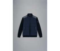 Hybrid-Pullover aus Typhoon® und Wolle mit reflektierenden Details