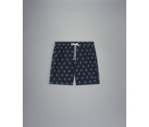 Badehose mit Anker Print