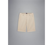 Bermuda-Shorts aus Stretch Bio-Baumwolle