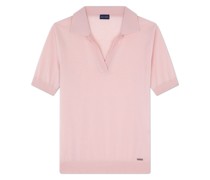 Poloshirt aus Wolle, Frau, Pink, Größe: S