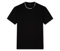 T-Shirt aus Baumwolle mit Kontrastdetail