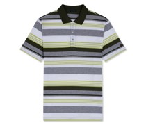 Poloshirt aus Baumwoll-Piqué mit Streifenmuster