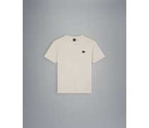 Stückgefärbtes Baumwoll-T-Shirt