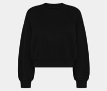 CROPPED SWEATSHIRT BEATRICE WOMAN-NOIR