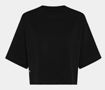 CROPPED T-SHIRT MARION WOMAN-NOIR