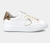 Sneaker Low Temple Woman-Blanc Or