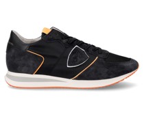 Trpx: Schwarze/Orange Sneakers für Herren