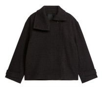 Karierte Jacke Aus Wollmischung