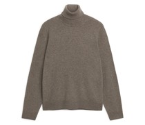 Rollkragenpullover Aus Kaschmir