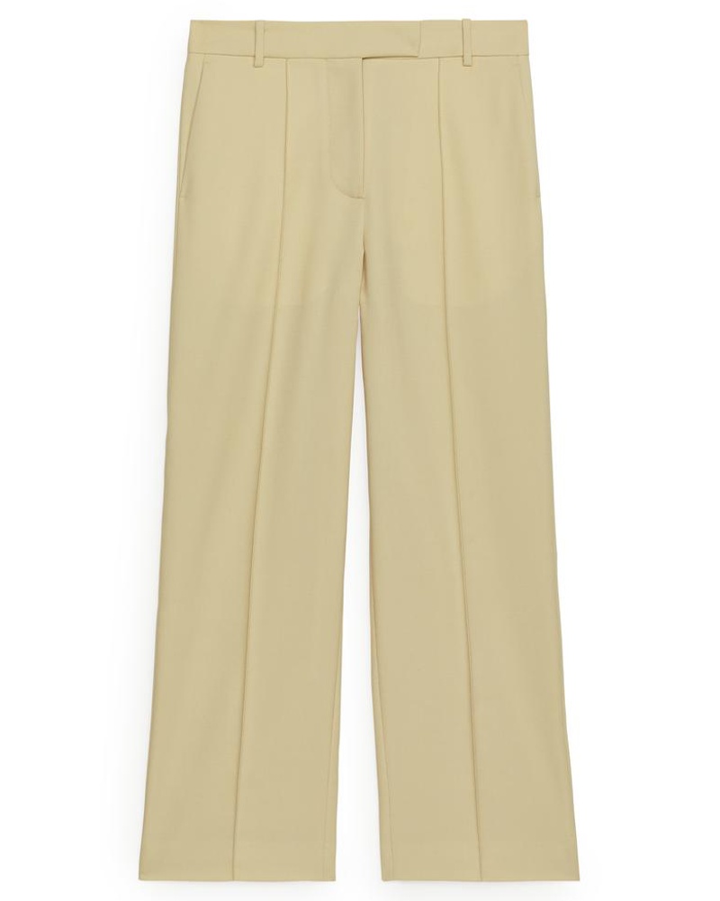 Arket Damen Hose In Panamabindung Aus Wollmischung