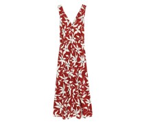 Jersey-Kleid Mit Gekreuzten Trägern