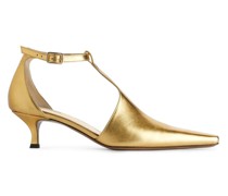 Lederpumps Mit Kitten Heels