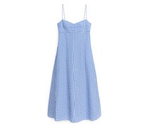 Trägerkleid In Midilänge Aus Baumwolle