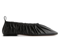 Scrunch-Ballerinas Aus Leder