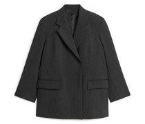 Oversized-Blazer Aus Wollgemisch
