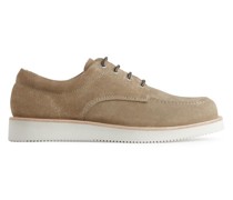 Derby-Schuh Aus Veloursleder Mit Vibram®-Sohle