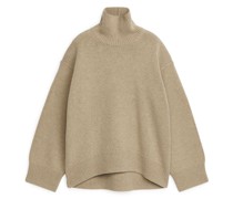 Wollpullover Mit Rollkragen