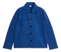 Overshirt Aus Leinenmix