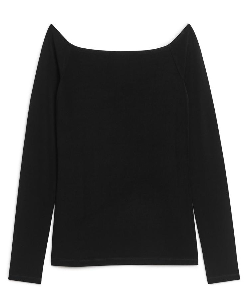Arket Damen Off-Shoulder-Oberteil