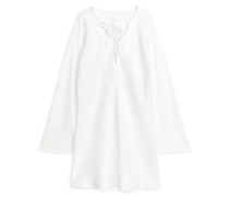 Minikleid Aus Leinen