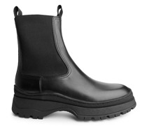 Klobige Lederstiefel