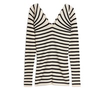 Sonnenstrahlgestreifter Pullover