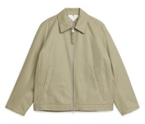 Harrington-Jacke Aus Baumwolle