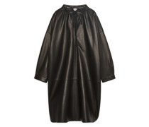 Tunika-Kleid Aus Leder